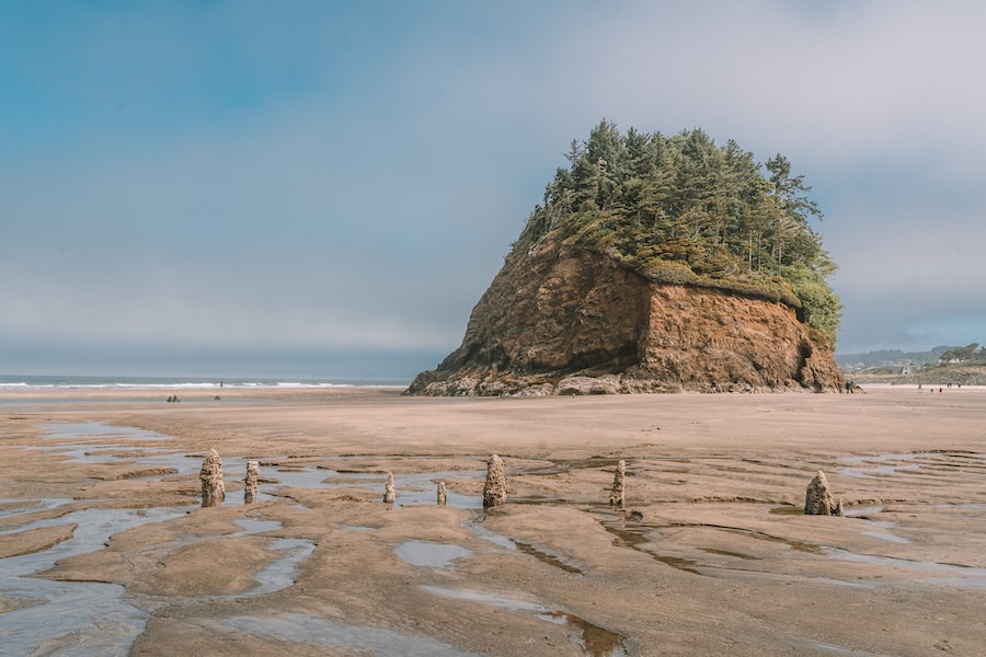 Neskowin Beach on northern Oregon Coast