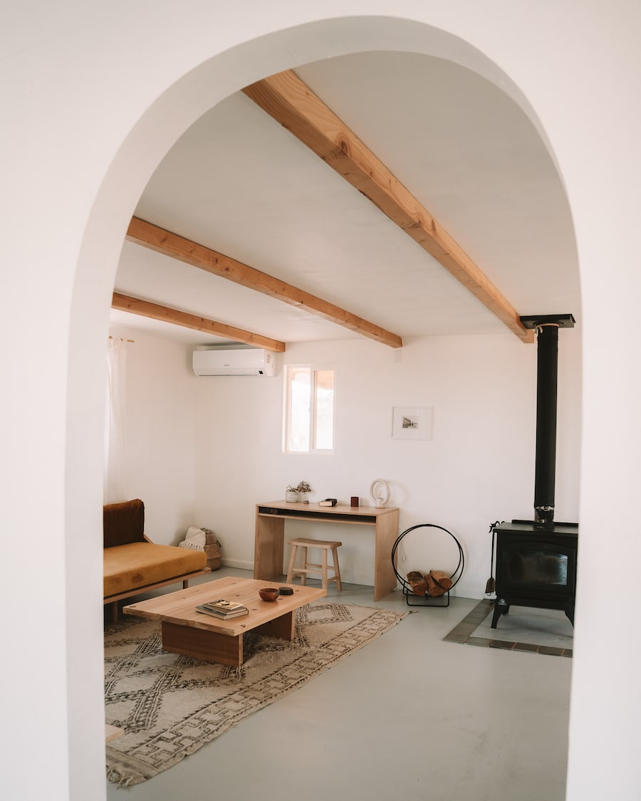 Interior living room of El Rancho Airbnb