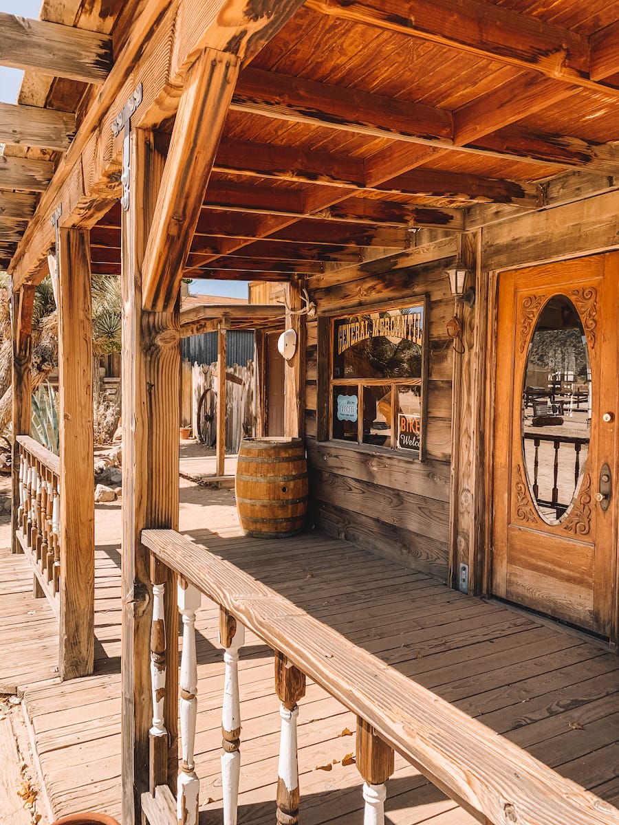 Souvenir shop in Pioneertown Joshua Tree