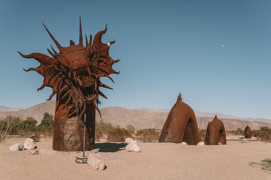 Dragon sculpture in Anza Borrego