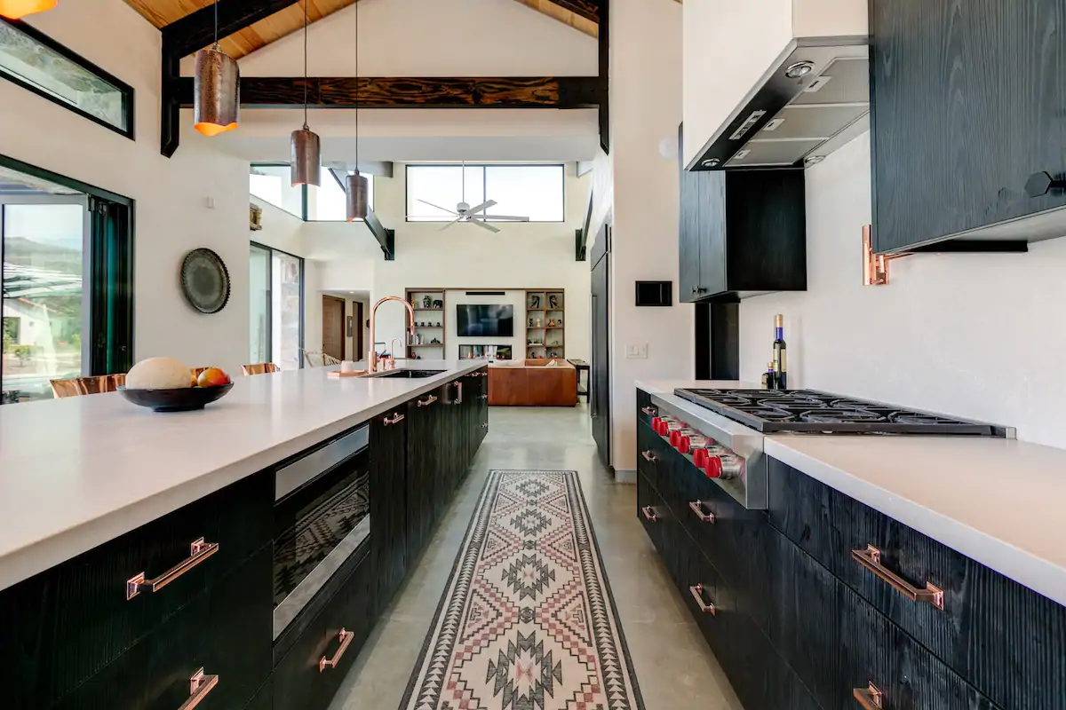 Kitchen in Airbnb in Ojai