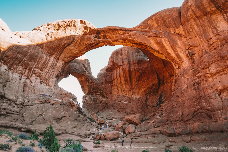 Double Arch at Arches National Park