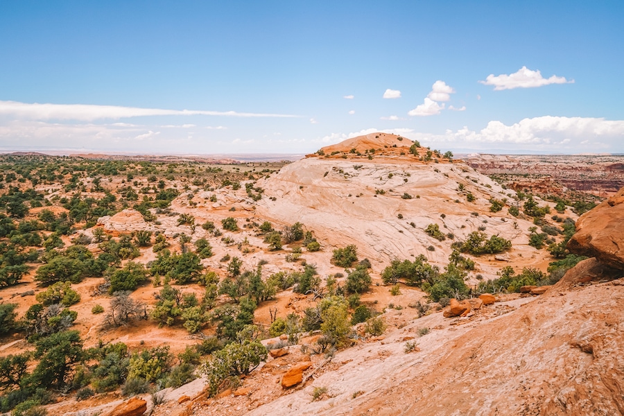 Landscape photo for best hikes in Arches National Park blog
