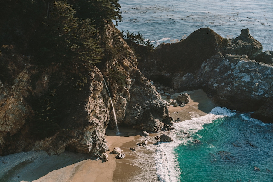 McWay Falls for Big Sur road trip blog