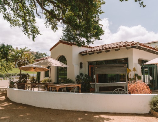 Outdoor patio in Ojai