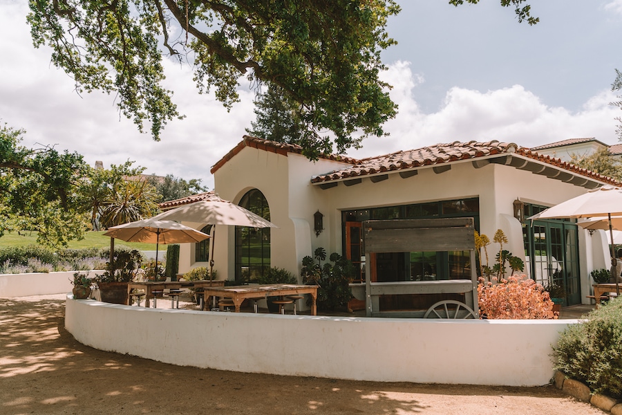 Outdoor patio in Ojai