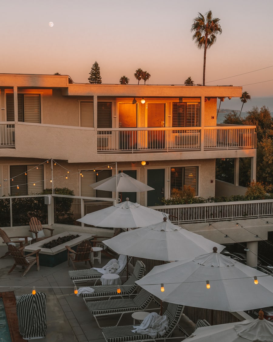 Sunset at Laguna Beach House