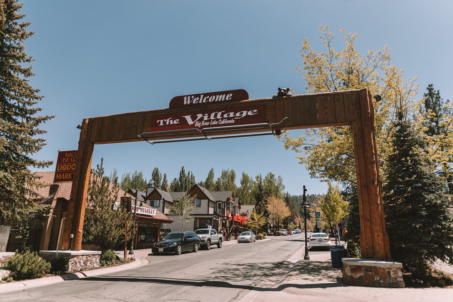 Big Bear Village sign