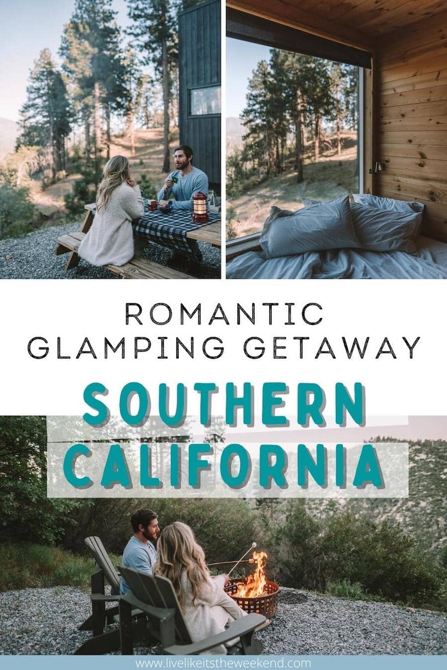 romantic getaway from los angeles blog post pin cover