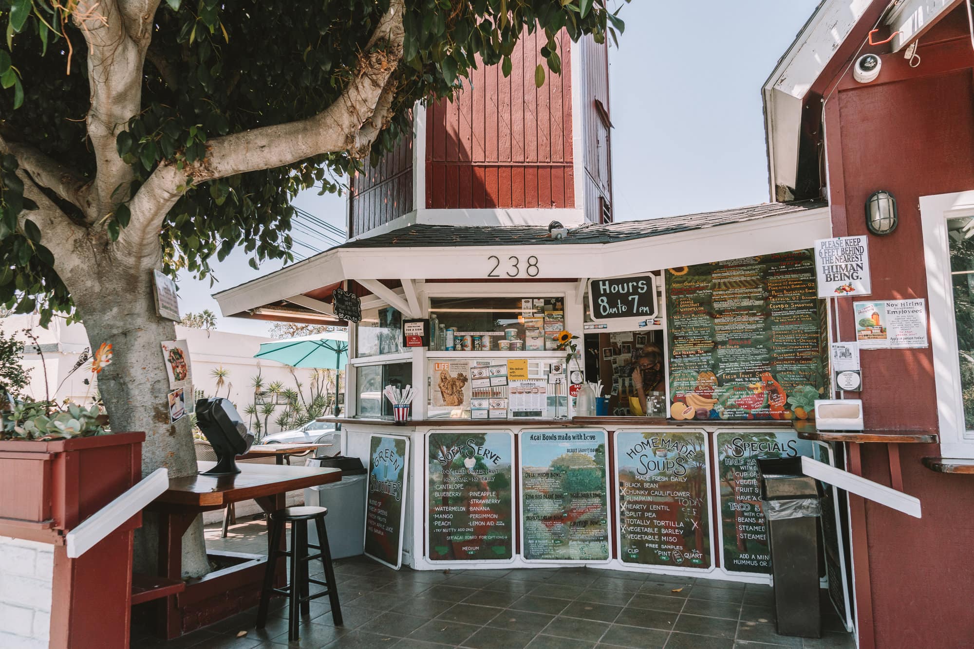 Food shack in Laguna