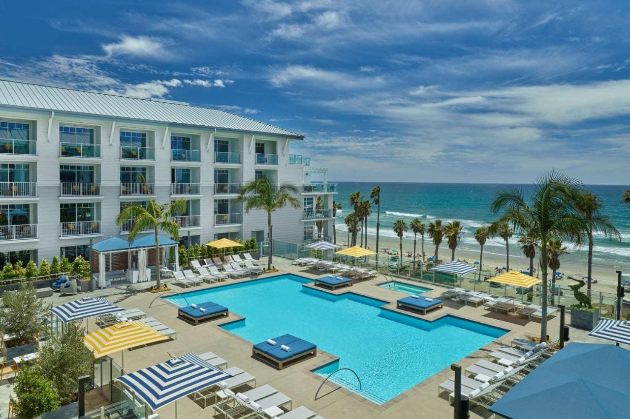 The Seabird pool for California coast hotels blog
