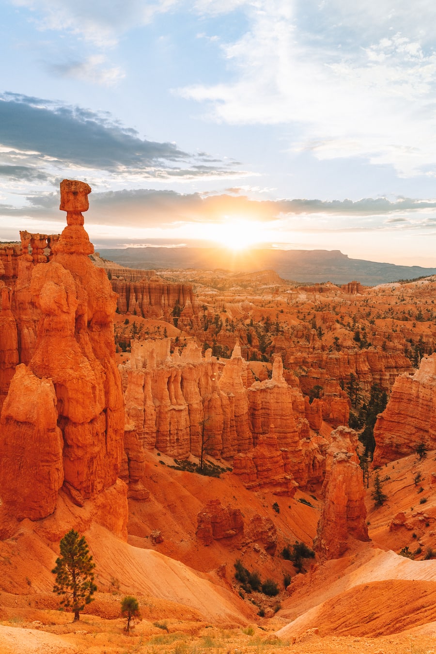 Sunrise in Utah at Bryce Canyon