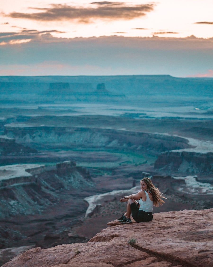 Michelle Halpern posing for Utah Bucket List blog