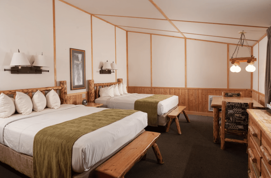 Room interior at Canyon Lake Lodge