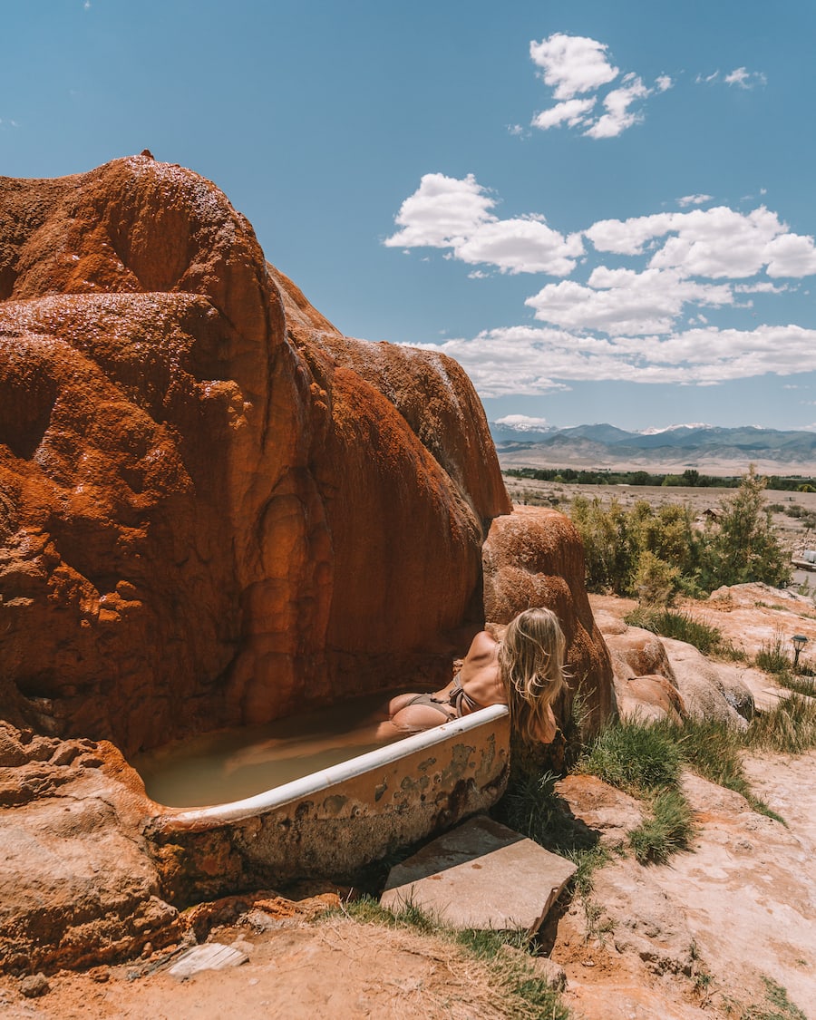 Mystic Hot Springs for Utah Bucket List blog