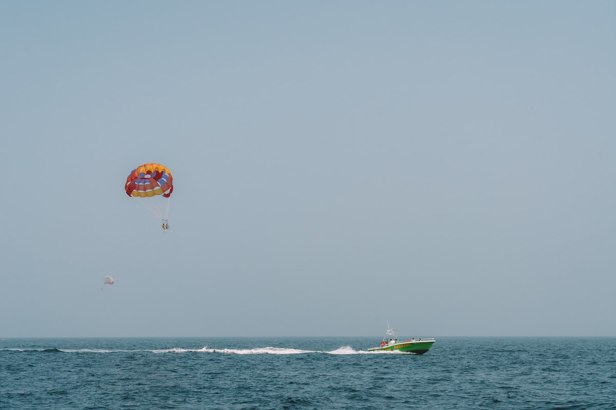 Parasailing on Catalina Island