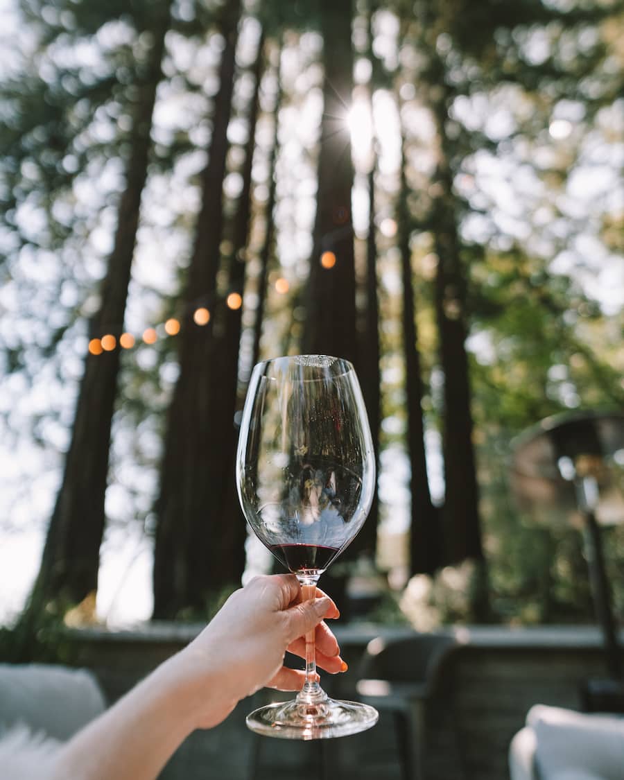Wine glass for 50 fun things to do in California blo