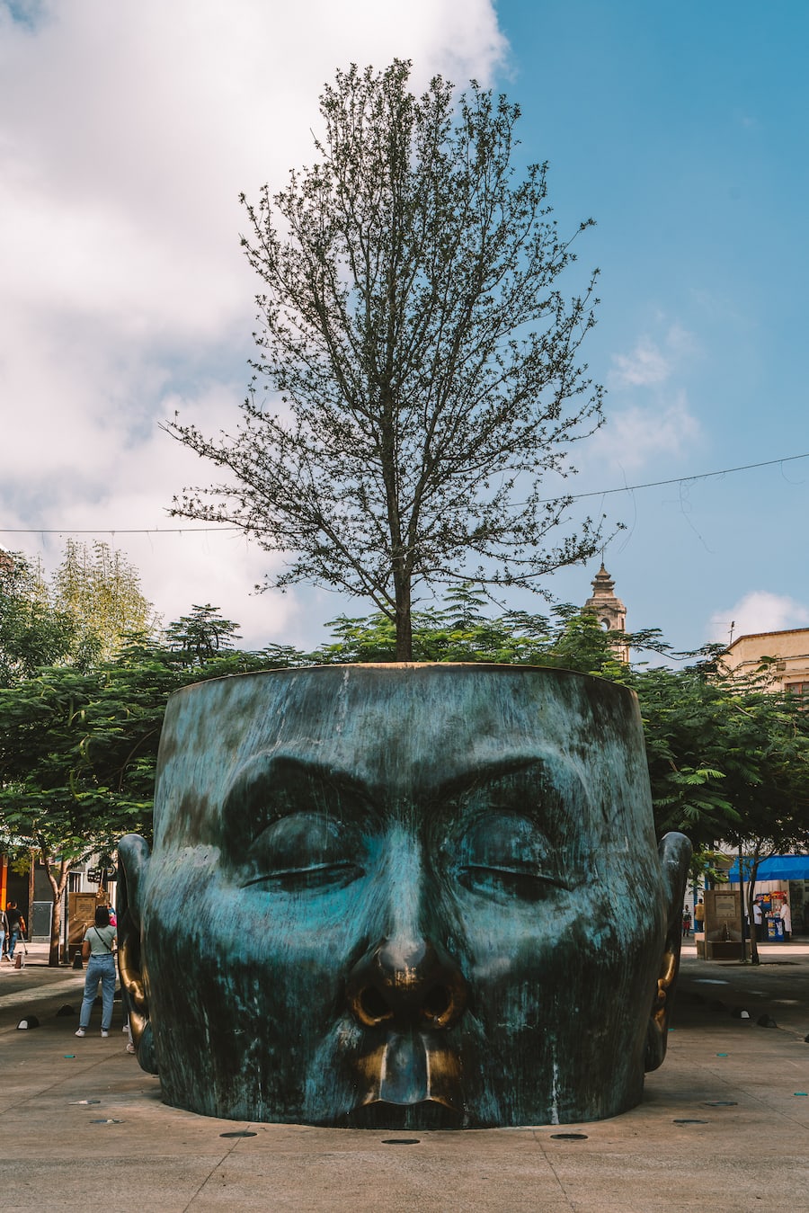 Sculpture in the historic center of Guadalajara
