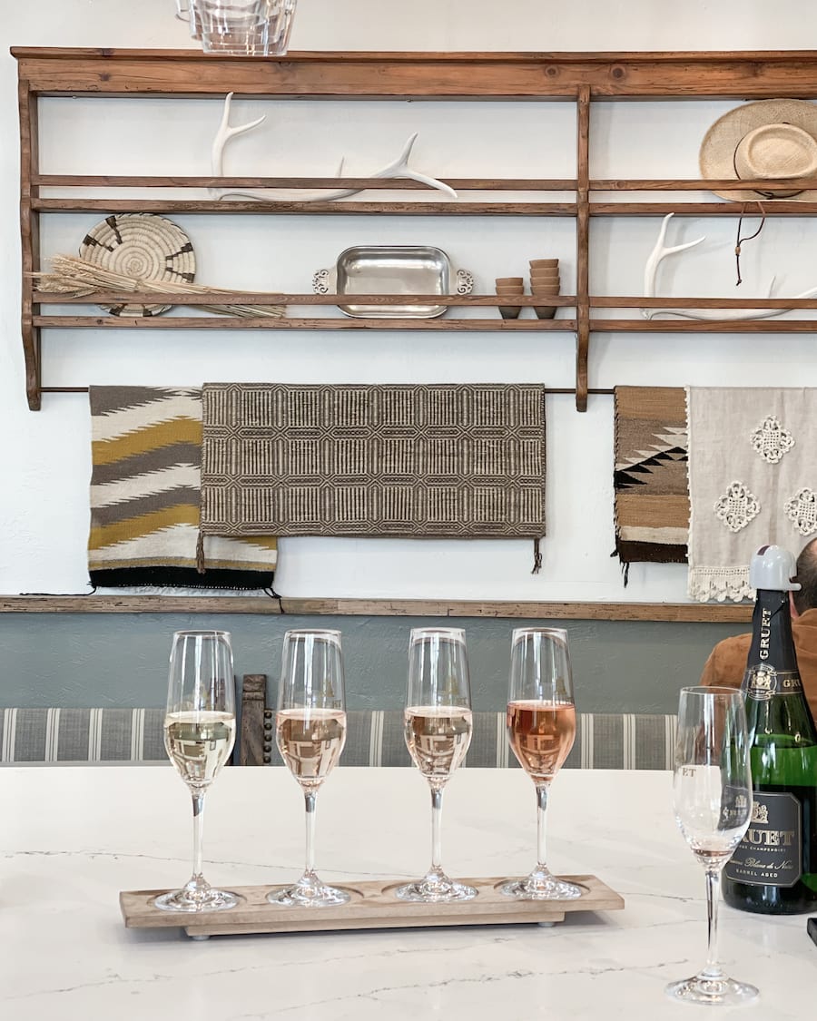 Champagne tasting at Gruet tasting room - best things to do in Santa Fe