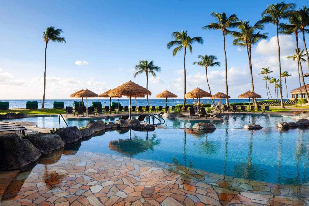 Sheraton Kauai pool for where to stay in Kauai 
