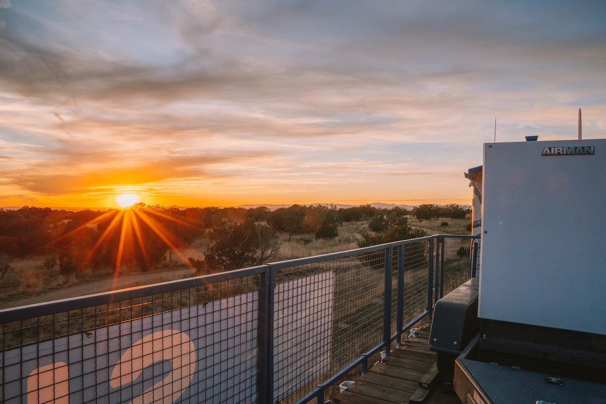 Things to do in Santa Fe - watch sunset from the Sky Railway