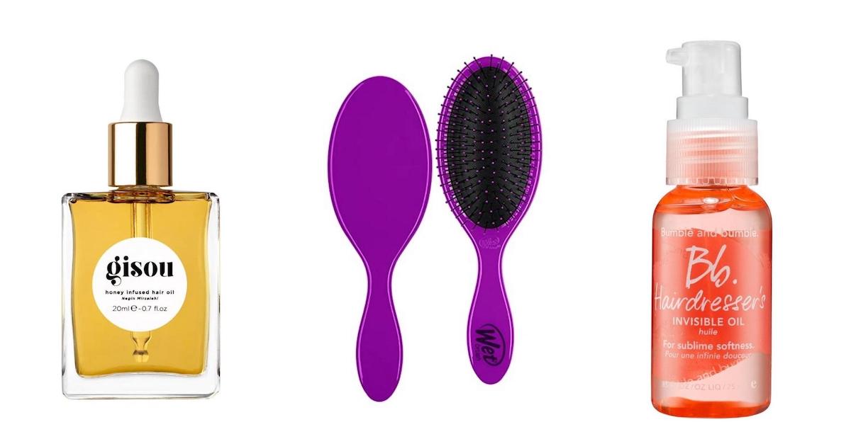 Purple wet brush - travel essentials for women