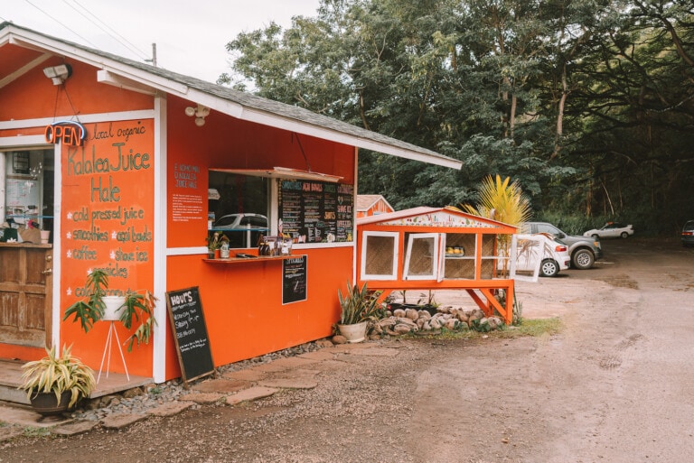Kalalea Juice Hale juice bar - where to eat on Kauai