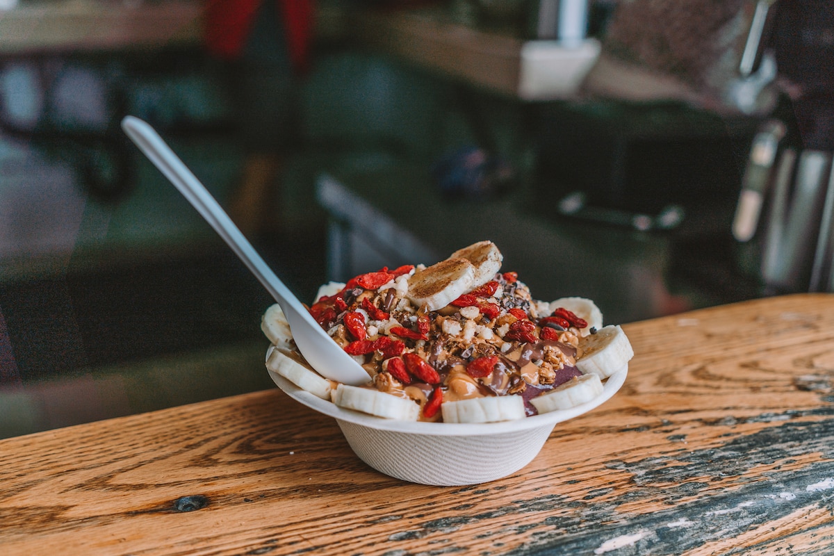 Acai bowls in Kauai