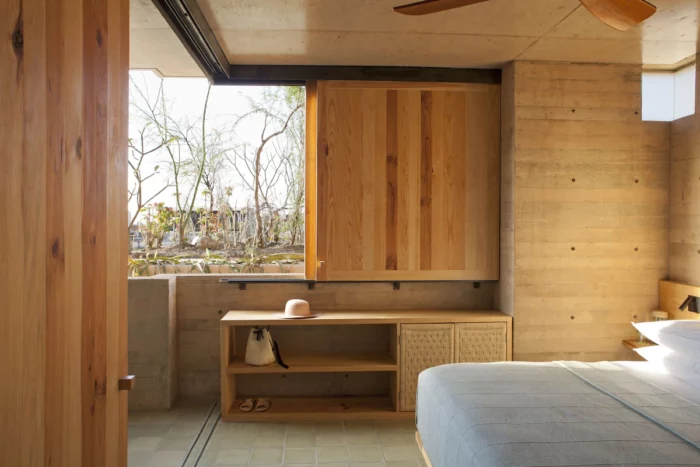 Interior of rooms at Hotel Escondido in Oaxaca