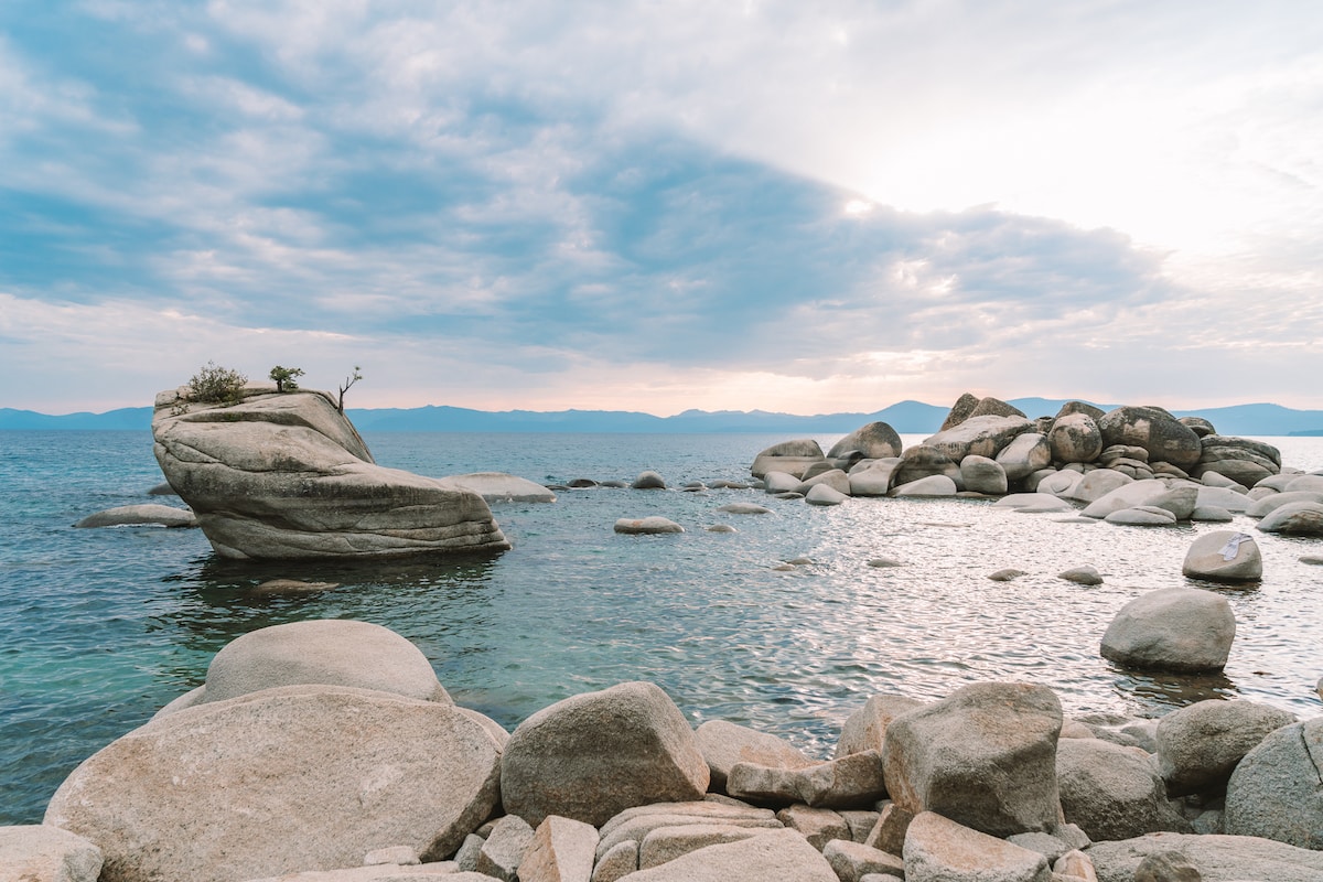 View from Bonsai Rock in Lake Tahoe