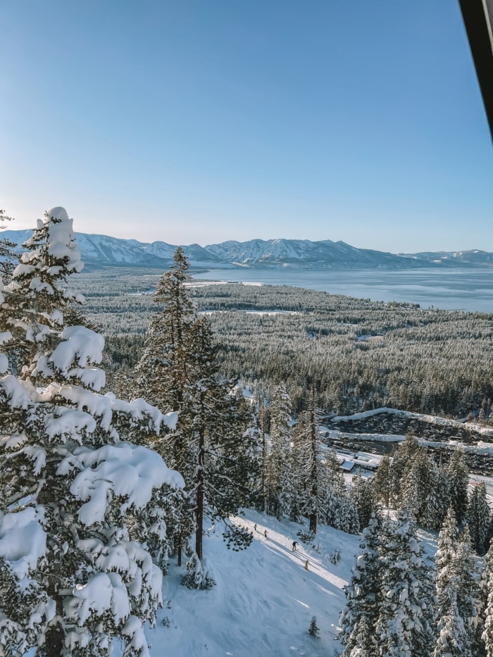 View of Lake Tahoe from the Heavenly Mountain Gondola