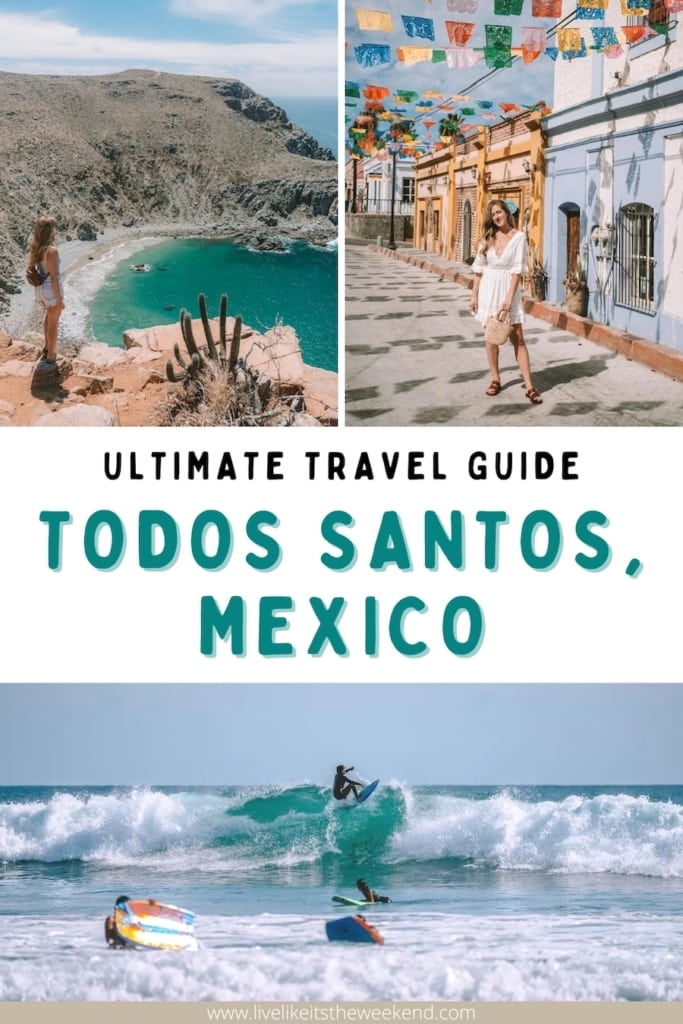 Pin cover for blog post on the best things to do in Todos Santos, Mexico 
