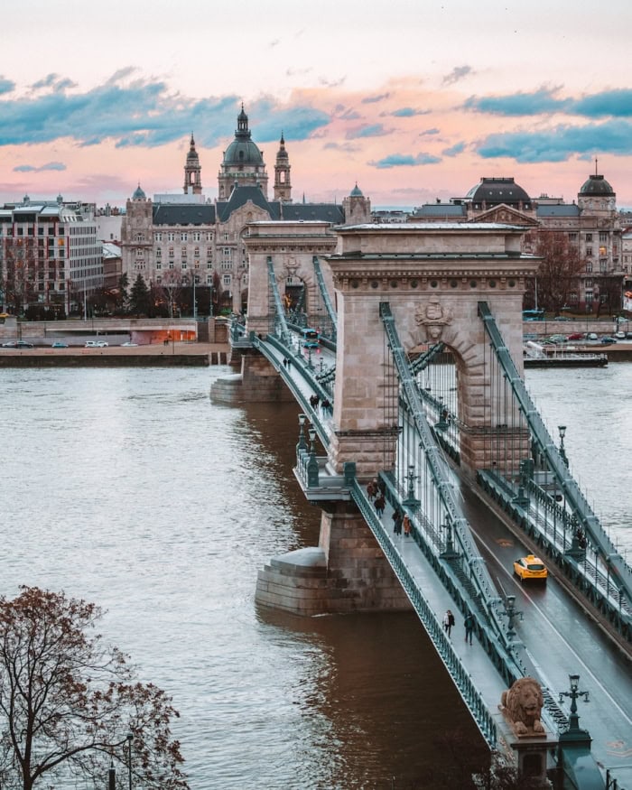Chain Bridge over the Danube River Chain Bridge | Budapest 3 Day Itinerary