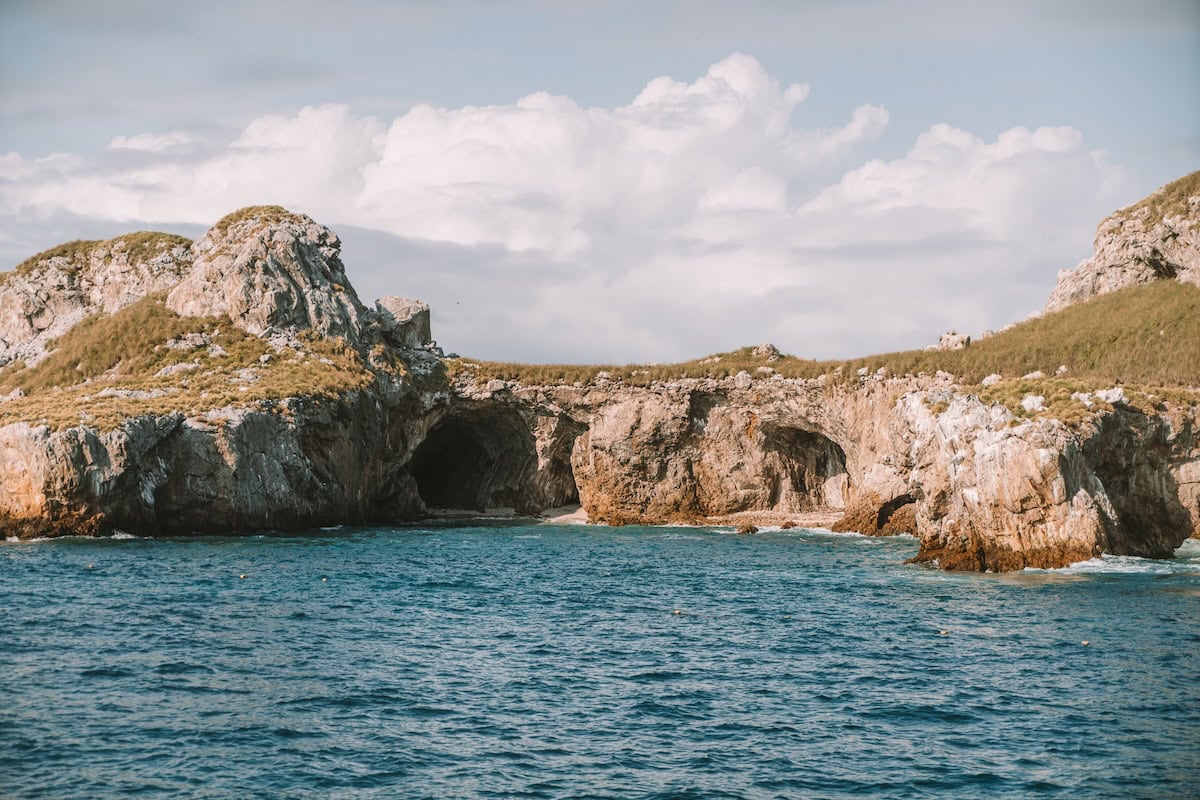 View from the boat at the Marietas Islands ecological reserve outside of Puerto Vallarta