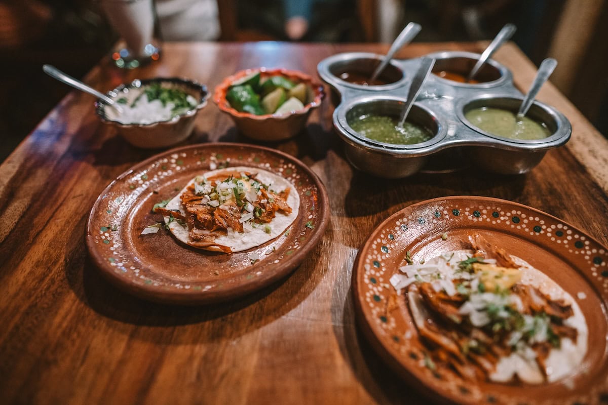 Al pastor tacos from Sonorita in Puerto Vallarta