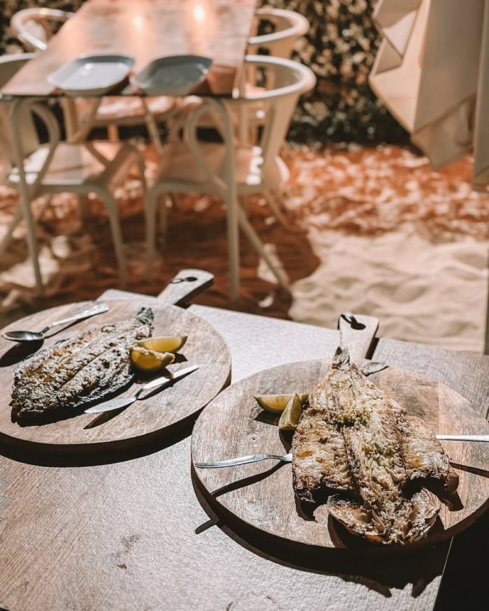 fish deboned Two whole fish deboned on table | Algarve Portugal Itinerary