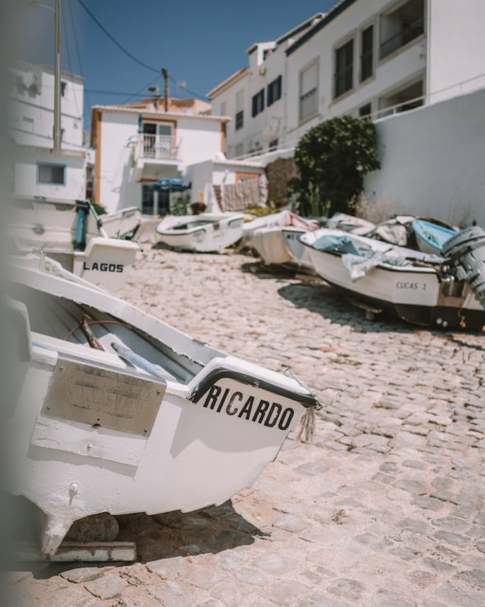 white boats 4-Day Algarve Portugal Itinerary