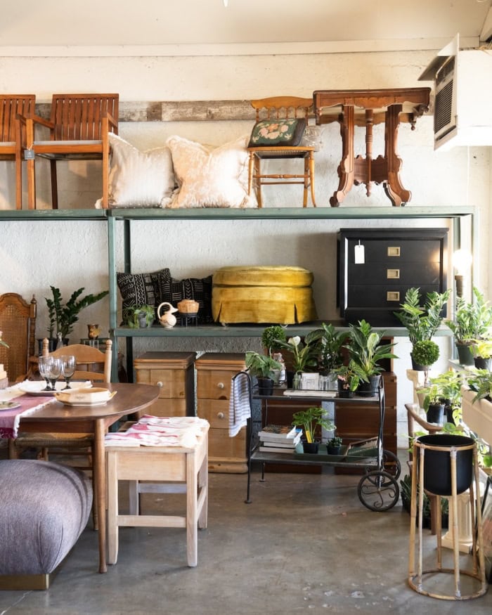 vintage shop in Paso Robles Inside of a vintage shop in Paso Robles with a all of antique furniture