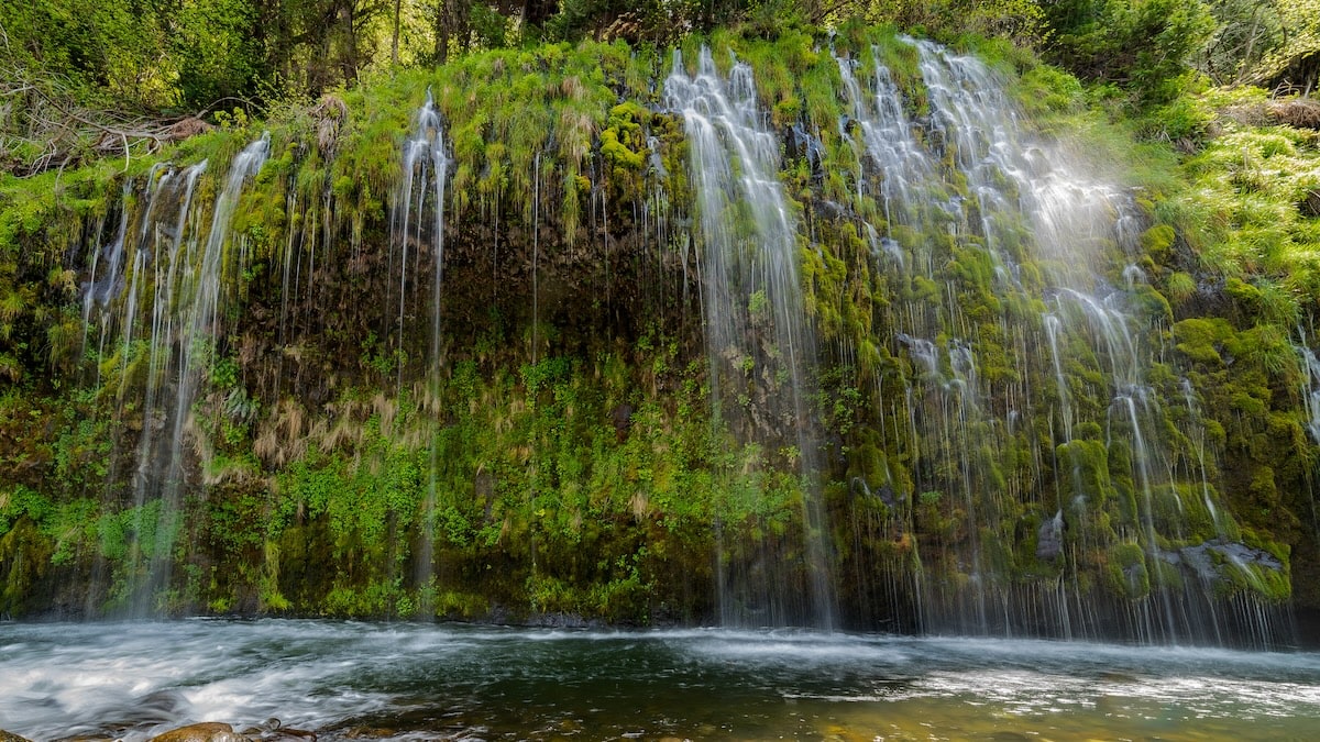Mossbrae Falls in Dunsmuir Mossbrae Falls in Dunsmuir, California