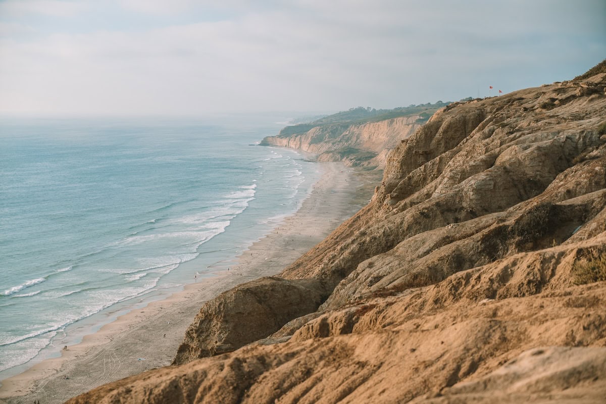 Hazy day in Torrey Pines Hazy day in Torrey Pines looking down the coast towards the Gliderport