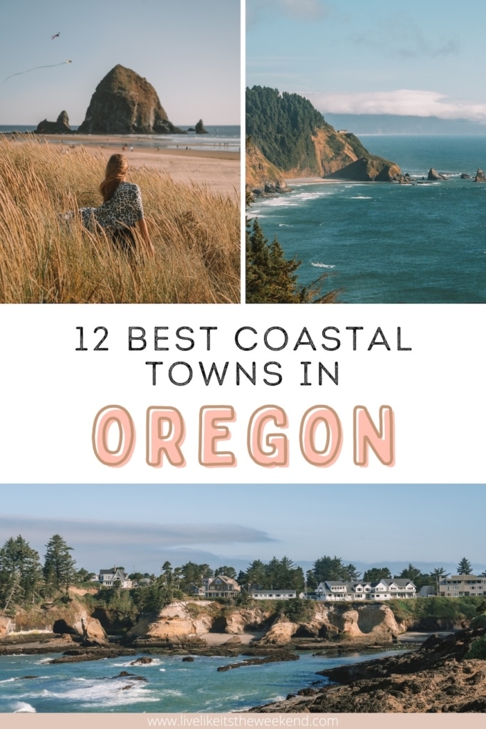 Best Oregon Coast Towns Best Oregon Coast towns blog post pin cover