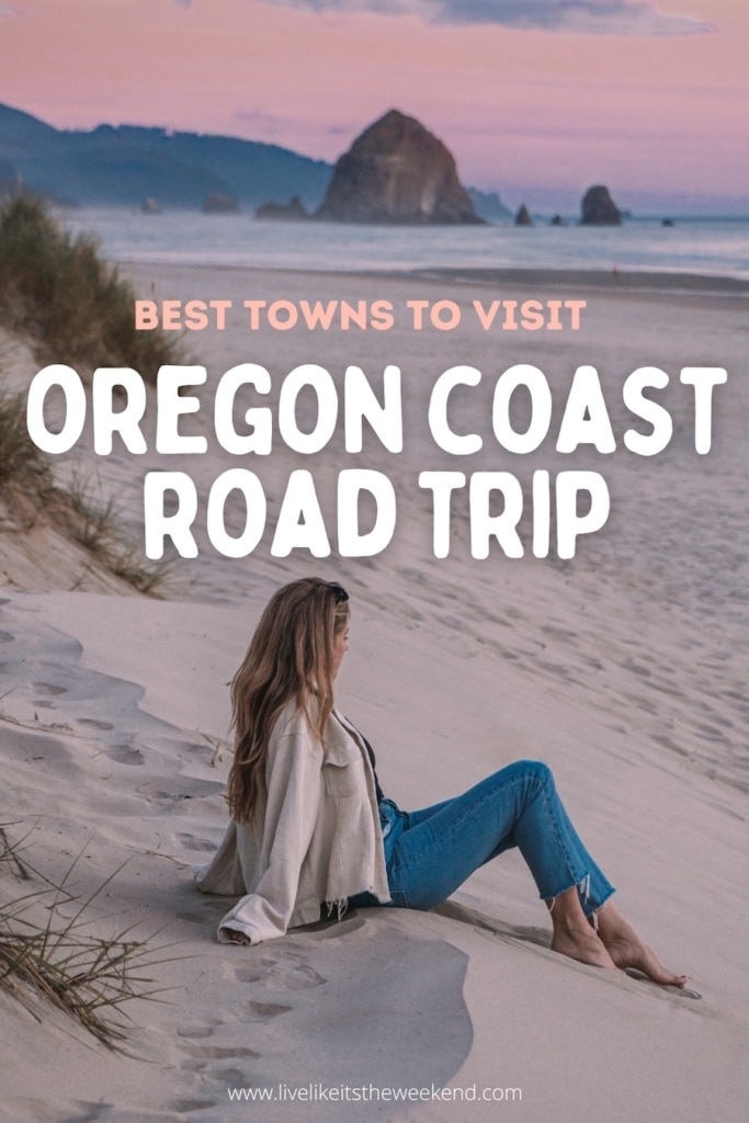 Best Oregon Coast Towns Best Oregon Coast towns blog post pin cover