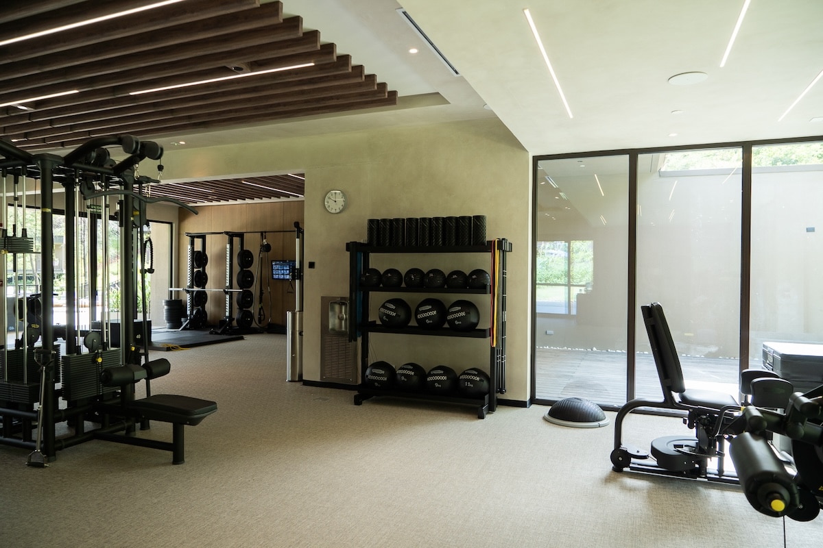 Interior of gym at Waldorf Astoria Costa Rica