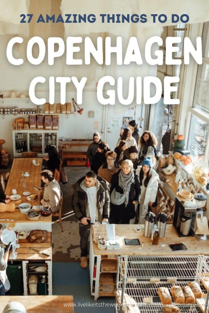 Copenhagen, Denmark guide Pin cover for blog post on the best things to do in Copenhagen, Denmark