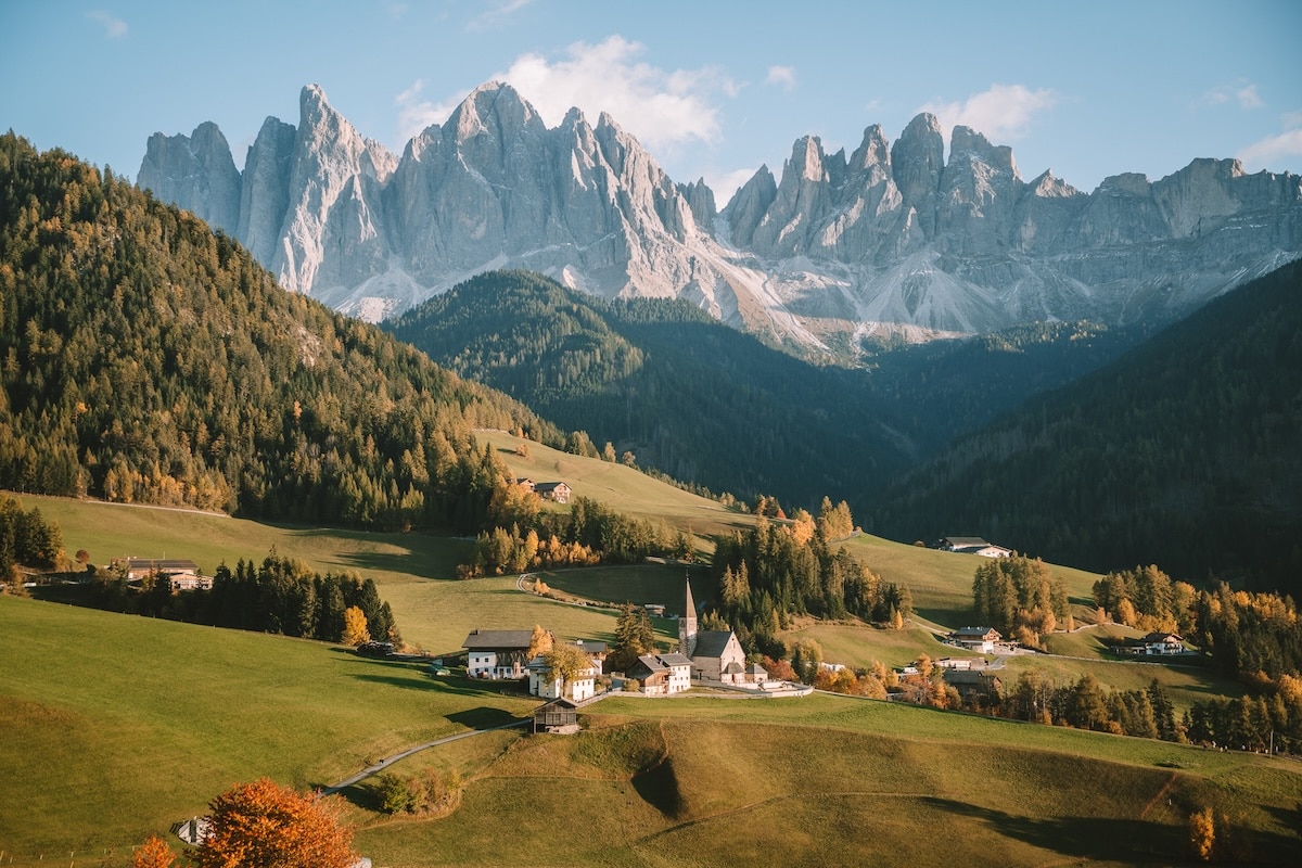 Val di Funes in the Dolomites Val di Funes in the Dolomites