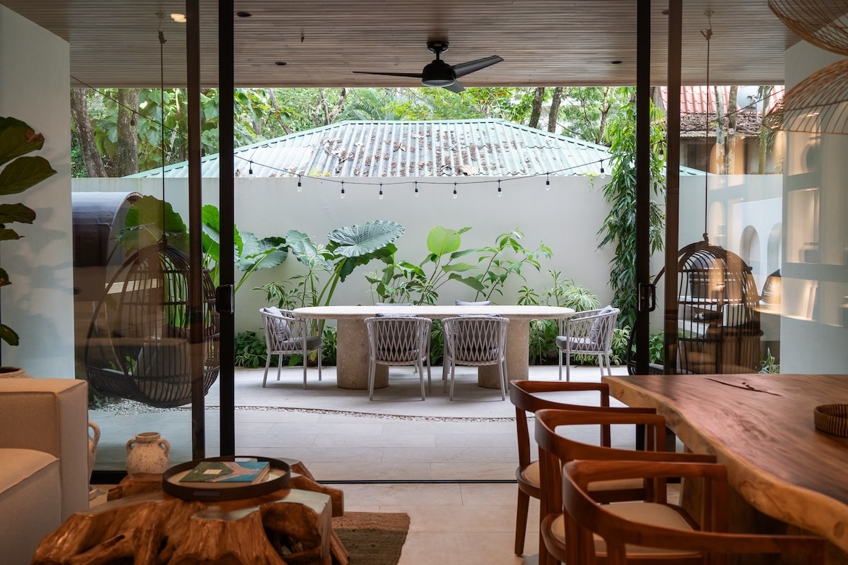 Silvestre hotel in Nosara Apartment style room with large patio at Silvestre hotel in Nosara