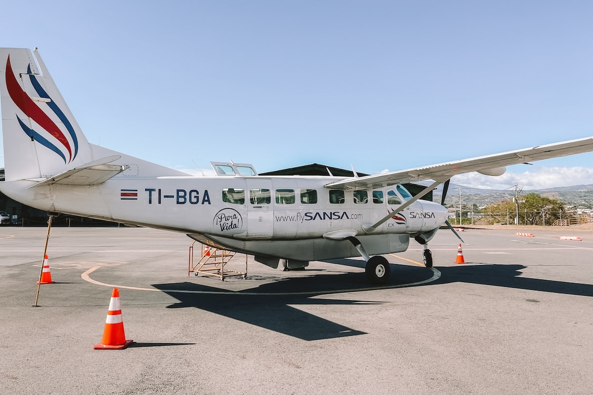 tiny Sansa Air airplane Image of tiny Sansa Air airplane