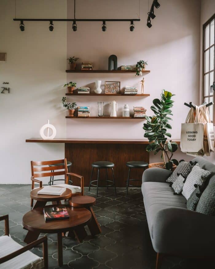 GOOD Hotel in Antigua Lobby interior of the GOOD Hotel in Antigua