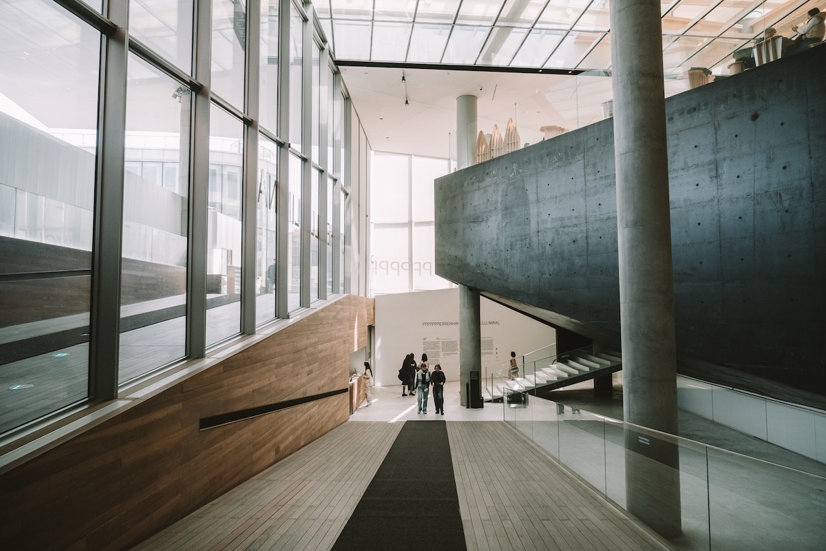 Leeum Museum of Art Modern architecture and clean lines inside the Leeum Museum of Art