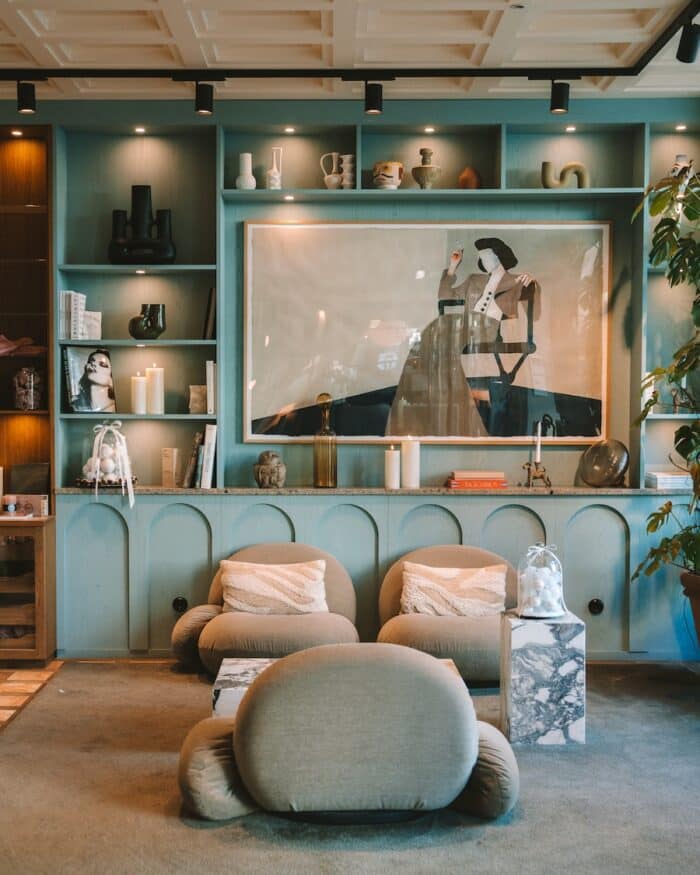 NH Copenhagen Grand Joanne Hotel Lobby decor at the NH Copenhagen Grand Joanne Hotel